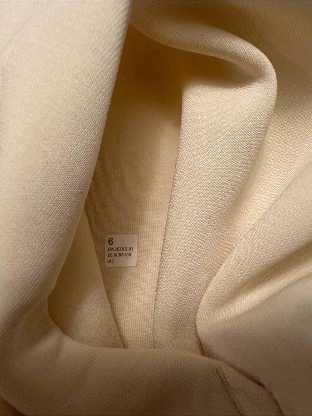 lululemon athletica Cropped Cream Half-Zip Pullover - Picture 5 of 5